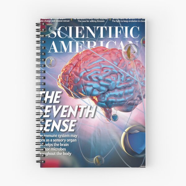 Item preview, Scientific American Magazine Cover Fan Art Original Custom Vintage Science Physics Biology Poster Wall Art Tee Design designed and sold by Cool Robot Bro..