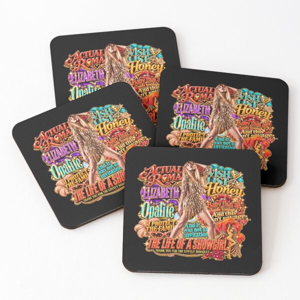 Item preview, TLOAS Taylor All Songs Collage Showgirl Encore Edition Sticker – Gold Glitter Encore Era Design designed and sold by taylorvinyls.