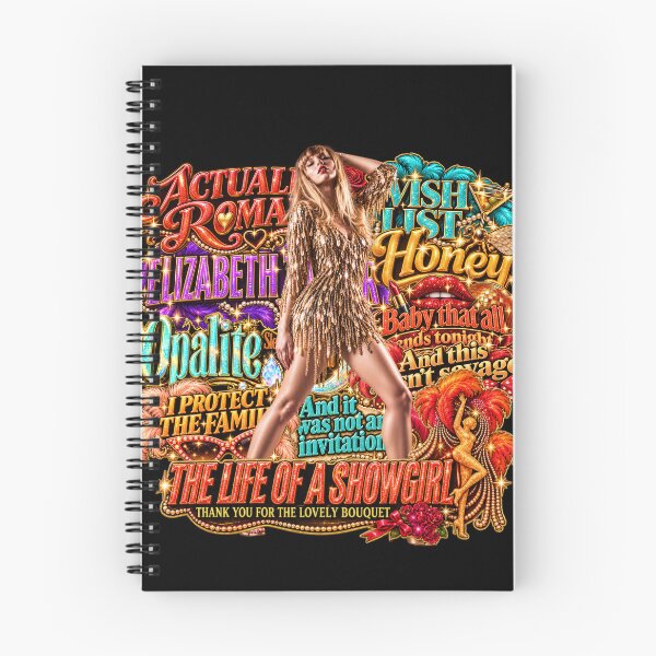 Item preview, TLOAS Taylor All Songs Collage Showgirl Encore Edition Sticker – Gold Glitter Encore Era Design designed and sold by taylorvinyls.