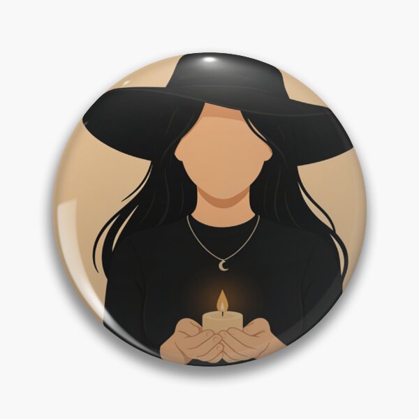 Item preview, Faceless Witch – Minimalist Witchy Aesthetic designed and sold by JanjjaSoulInk.