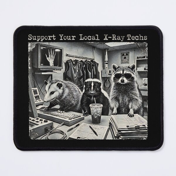 Item preview, Support Your Local X-Ray Techs Funny Radiology Animals designed and sold by Byhergawaa.