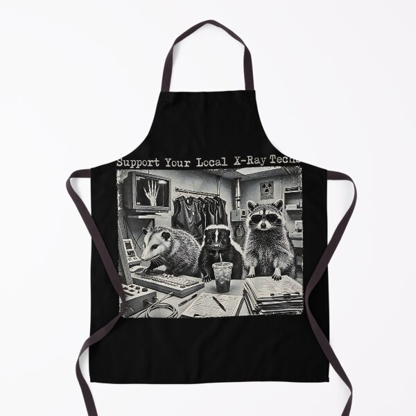 Item preview, Support Your Local X-Ray Techs Funny Radiology Animals designed and sold by Byhergawaa.