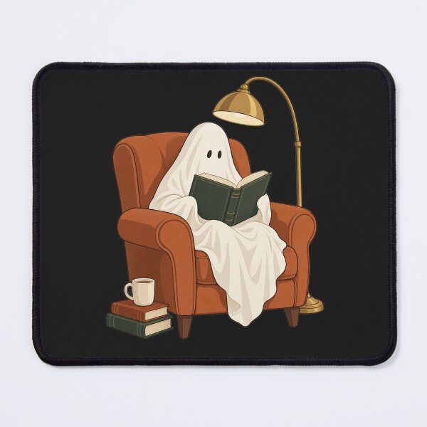 Item preview, Cozy Reading Ghost – Book Lover Halloween designed and sold by DreamCraze.