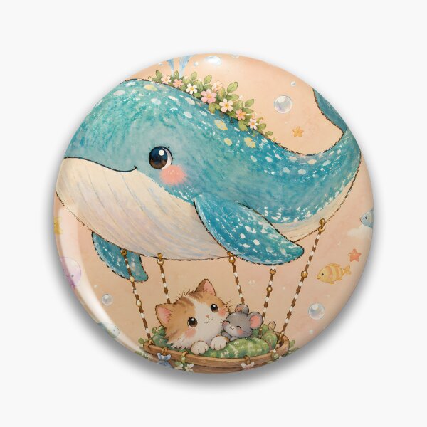 Item preview, Dreamy Whale Hot Air Balloon Adventure designed and sold by Pure Craft.