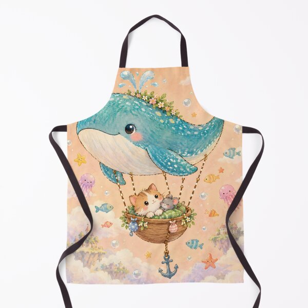 Item preview, Dreamy Whale Hot Air Balloon Adventure designed and sold by Pure Craft.