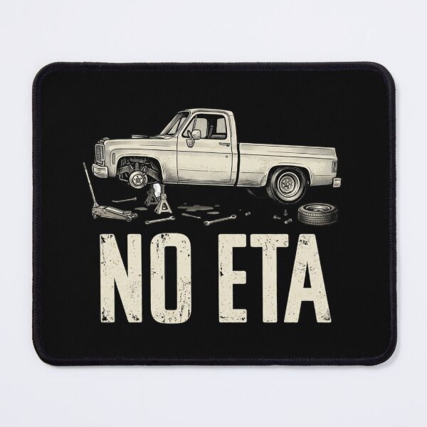 Item preview, No ETA Project Car Mechanic Garage Restoration Humor designed and sold by ZACK ART.