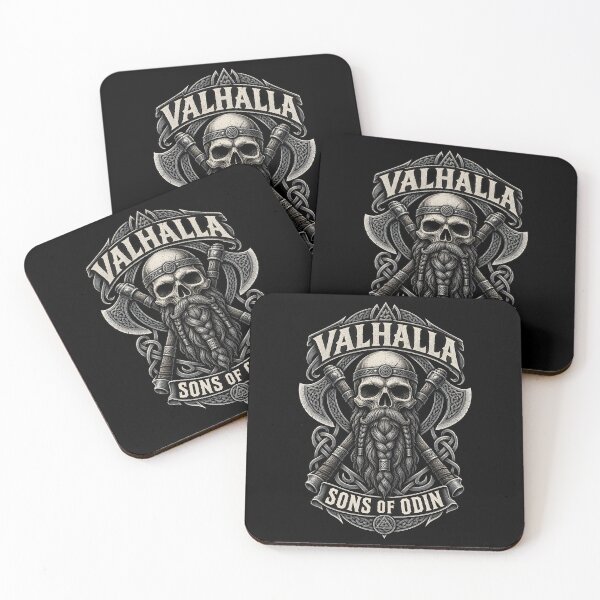 Item preview, Valhalla Sons of Odin – Viking Skull Axes Norse Warrior Mythology designed and sold by R3XFORGE.