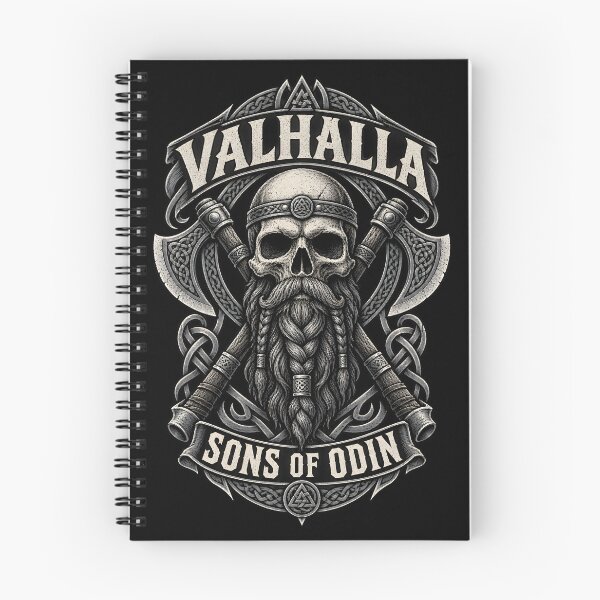 Item preview, Valhalla Sons of Odin – Viking Skull Axes Norse Warrior Mythology designed and sold by R3XFORGE.