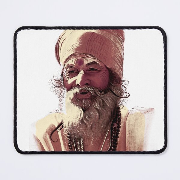 Item preview, Indian Ascetic (Sadhu) Indian Art designed and sold by Sakshiartwork.