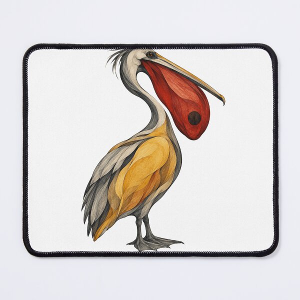 Item preview, Modern Pelican Illustration Vintage Seabird Art designed and sold by Color & Form.