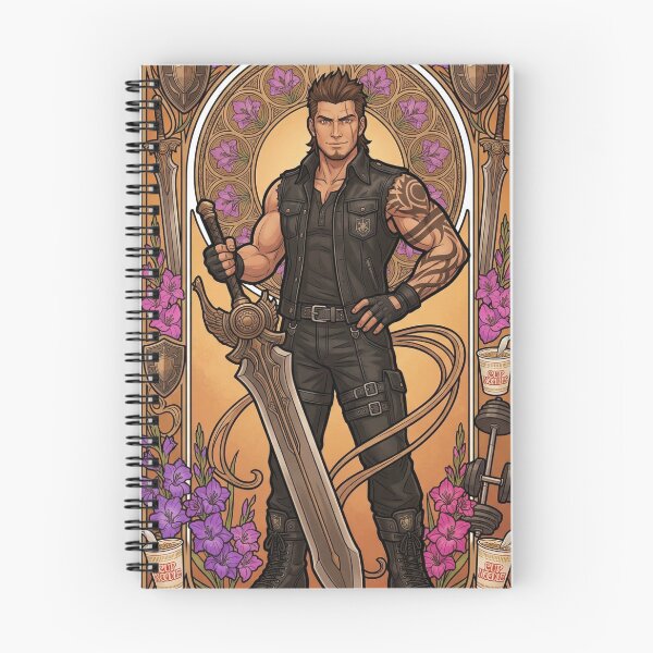 Item preview, Gladio in the style of Alphonse Mucha designed and sold by Solace Sparkles.