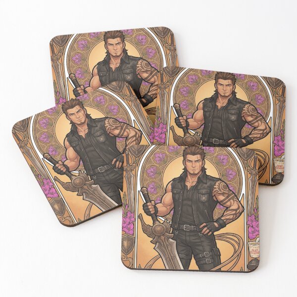Item preview, Gladio in the style of Alphonse Mucha designed and sold by Solace Sparkles.