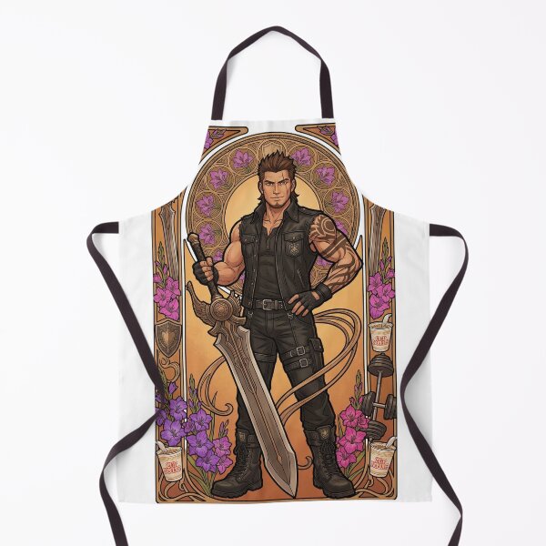 Item preview, Gladio in the style of Alphonse Mucha designed and sold by Solace Sparkles.