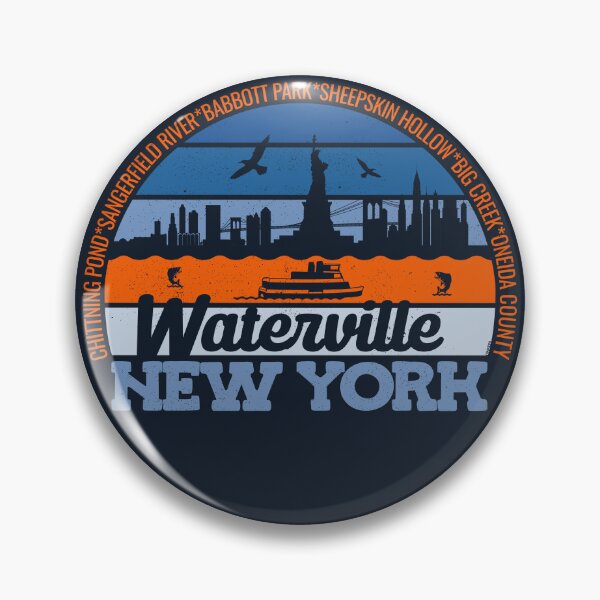 Item preview, Waterville New York Sunset Retro Vintage Local Pride Logo designed and sold by CRHPOD20.