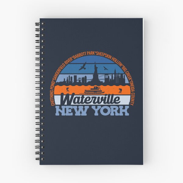 Item preview, Waterville New York Sunset Retro Vintage Local Pride Logo designed and sold by CRHPOD20.