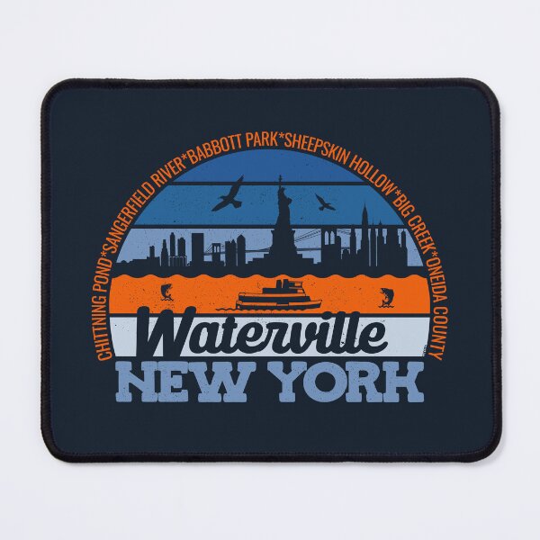 Item preview, Waterville New York Sunset Retro Vintage Local Pride Logo designed and sold by CRHPOD20.