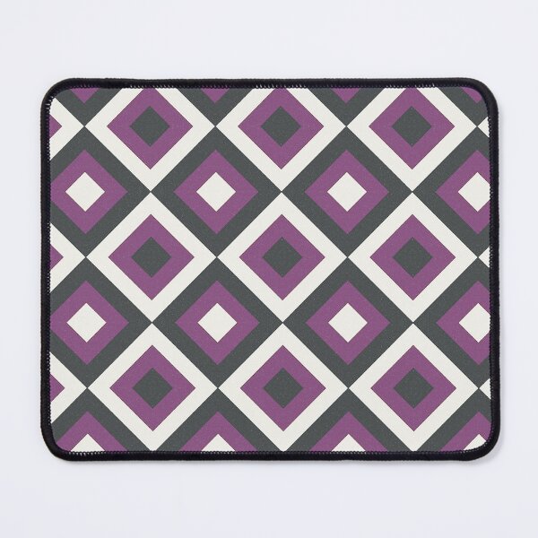 Item preview, Geometric X Tile Pattern | Purple Charcoal Distressed Seamless designed and sold by Dino-Lune.