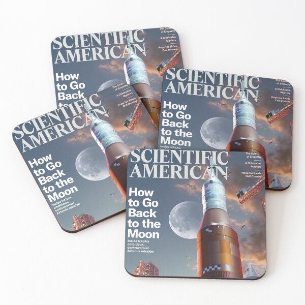 Item preview, Scientific American Magazine Cover Fan Art Original Custom Vintage Science Physics Biology Poster Wall Art Tee Design designed and sold by Cool Robot Bro..