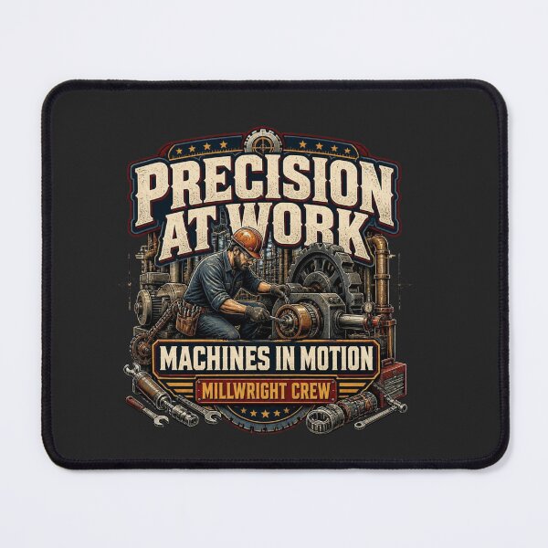 Item preview, Vintage Millwright Industrial Machinery Precision designed and sold by AdicretorDesign.