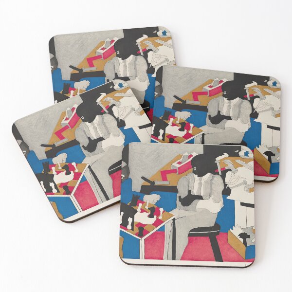 Item preview, Jacob Lawrence, Two Builders Playing Chess designed and sold by warrickjessica.