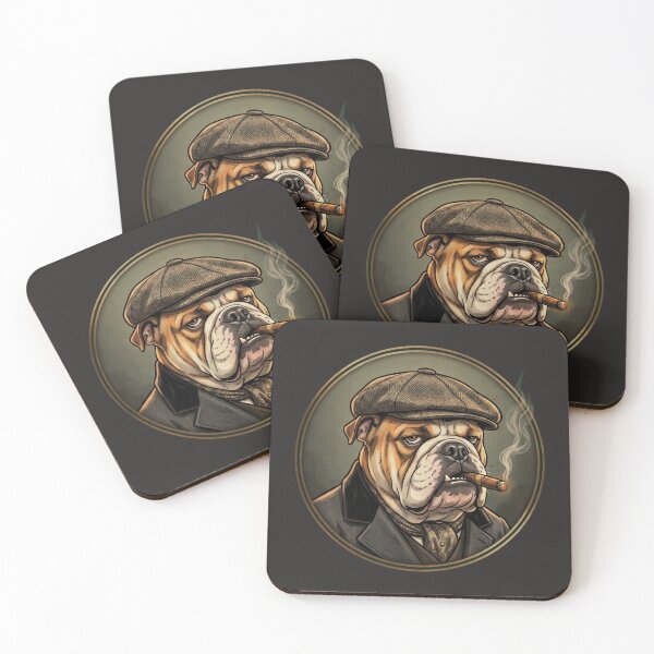 Item preview, English Bulldog as a 1920s speakeasy gangster designed and sold by 123ks.