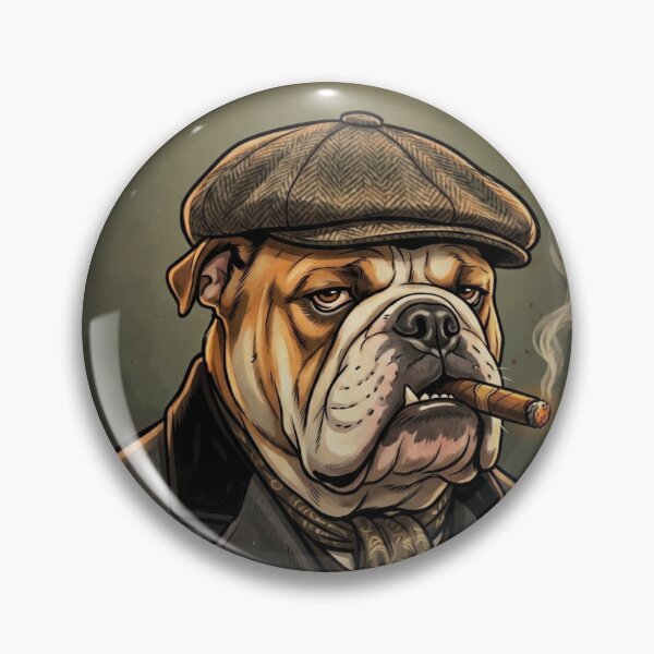 Item preview, English Bulldog as a 1920s speakeasy gangster designed and sold by 123ks.