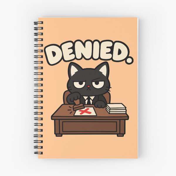 Item preview, Grumpy Cat Denied Funny Rejection Office Humor designed and sold by MewMade.
