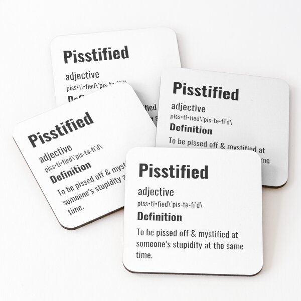 Item preview, Pisstified Defined designed and sold by LynVixen Boutique.