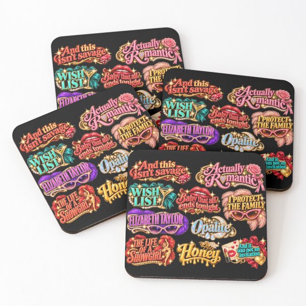 Item preview, Life of a Showgirl Sticker Pack - Lyrics and songs - 3D Taylor Swift designed and sold by taylorvinyls.