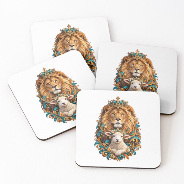 Item preview, Lion of Judah and Lamb of God designed and sold by PeanutGalSean.