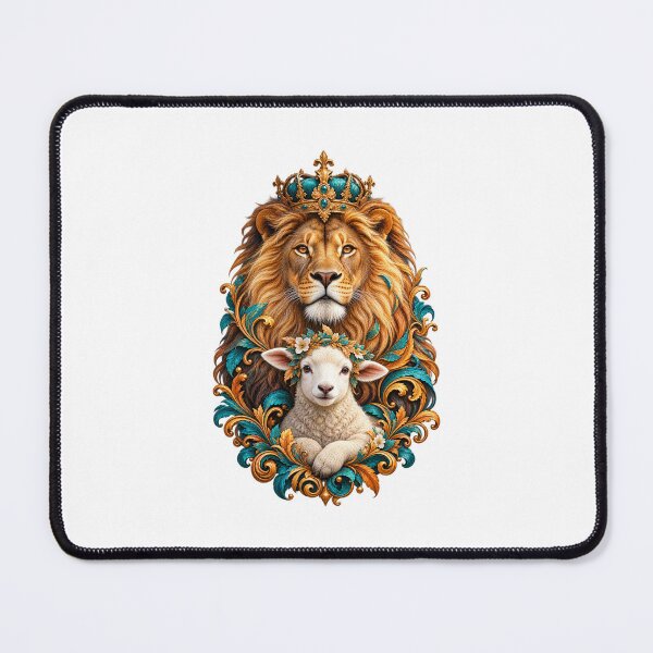 Item preview, Lion of Judah and Lamb of God designed and sold by PeanutGalSean.