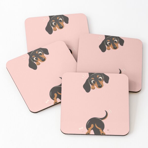 Item preview, Dachshund looking up from below designed and sold by anytka.
