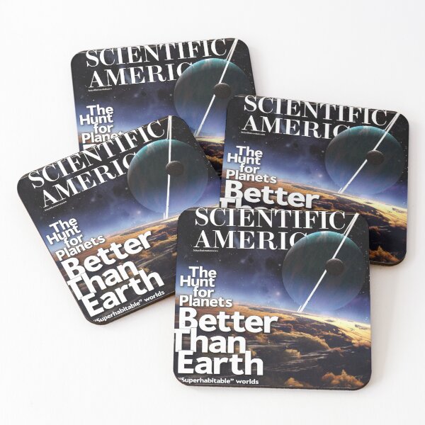 Item preview, Scientific American Magazine Cover Fan Art Original Custom Vintage Science Physics Biology Poster Wall Art Tee Design designed and sold by Cool Robot Bro..