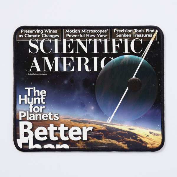 Item preview, Scientific American Magazine Cover Fan Art Original Custom Vintage Science Physics Biology Poster Wall Art Tee Design designed and sold by Cool Robot Bro..