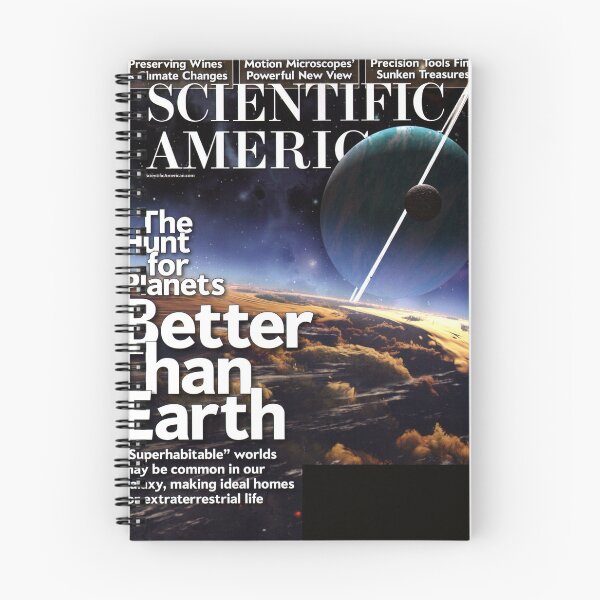 Item preview, Scientific American Magazine Cover Fan Art Original Custom Vintage Science Physics Biology Poster Wall Art Tee Design designed and sold by Cool Robot Bro..