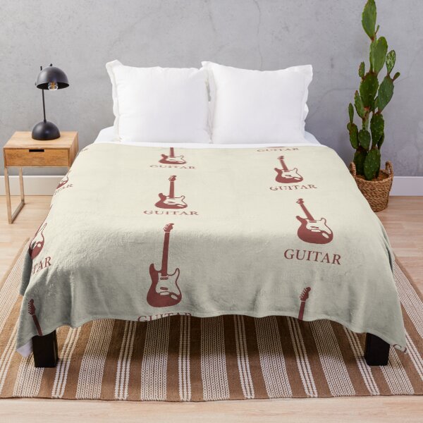 Item preview, Retro Guitar Minimal Vintage Music Art designed and sold by Glitchart66.