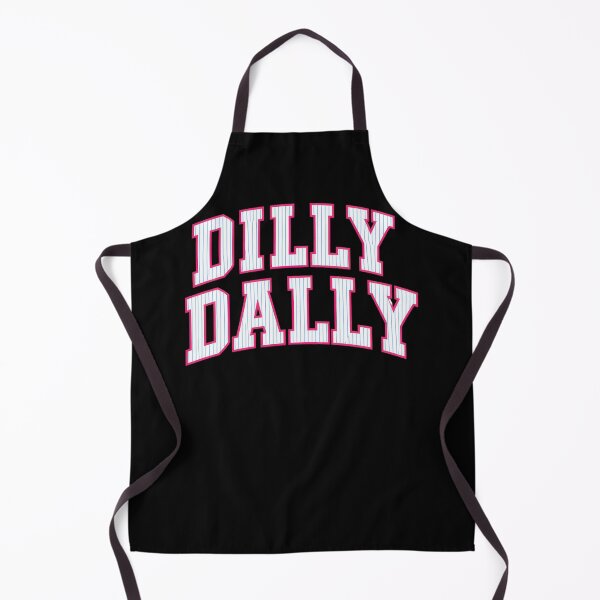 Item preview, Dilly Dally Pink Varsity Baseball Graphic T-Shirt designed and sold by justinhmorton.