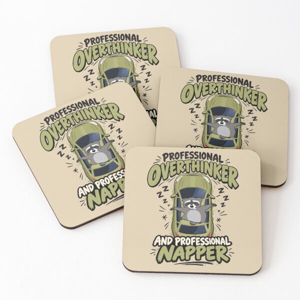 Item preview, My Stretch Goals Are Mostly Naps Raccoon Funny Lazy Animal Camping Humor designed and sold by HOUSE OF TIST.