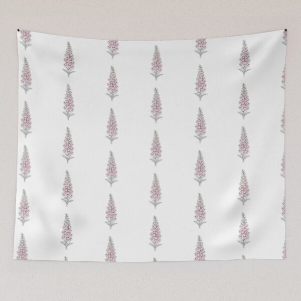 Item preview, Pink Foxglove Sticker | Foxglove Die Cut Sticker | Fine Line Botanical Decal | Cottagecore Flower Laptop Sticker designed and sold by Crystal Critters .