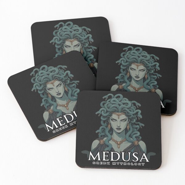 Item preview, Medusa Gorgon - Dark Fantasy Greek Mythology Art designed and sold by OLYUS.