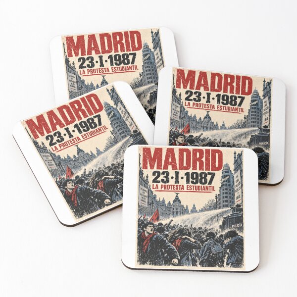 Item preview, Madrid, 23 de enero de 1987 — Manifestación estudiantil designed and sold by Past in Threads.