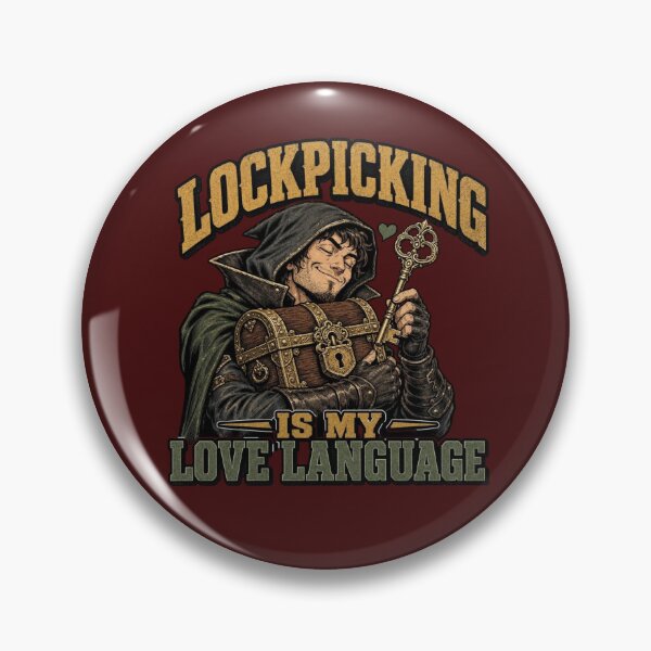 Item preview, Lockpicking Is My Love Language Rogue Chest Tabletop RPG  designed and sold by Dice_Goblin_Studio.