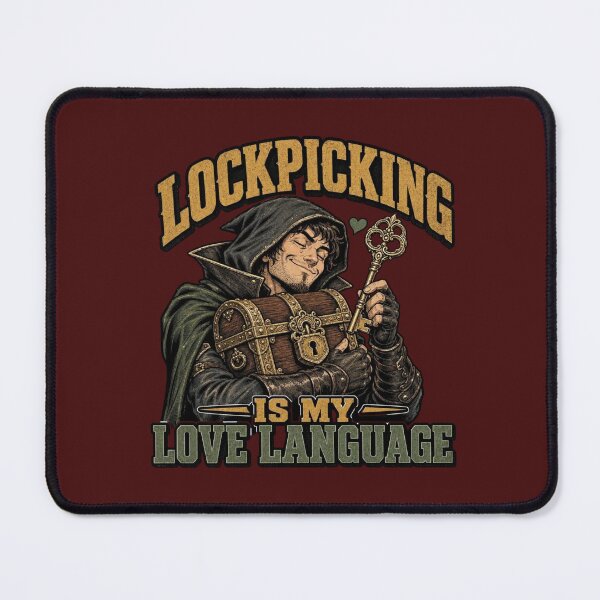 Item preview, Lockpicking Is My Love Language Rogue Chest Tabletop RPG  designed and sold by Dice_Goblin_Studio.