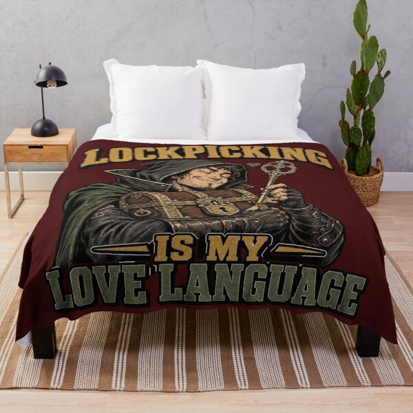 Item preview, Lockpicking Is My Love Language Rogue Chest Tabletop RPG  designed and sold by Dice_Goblin_Studio.