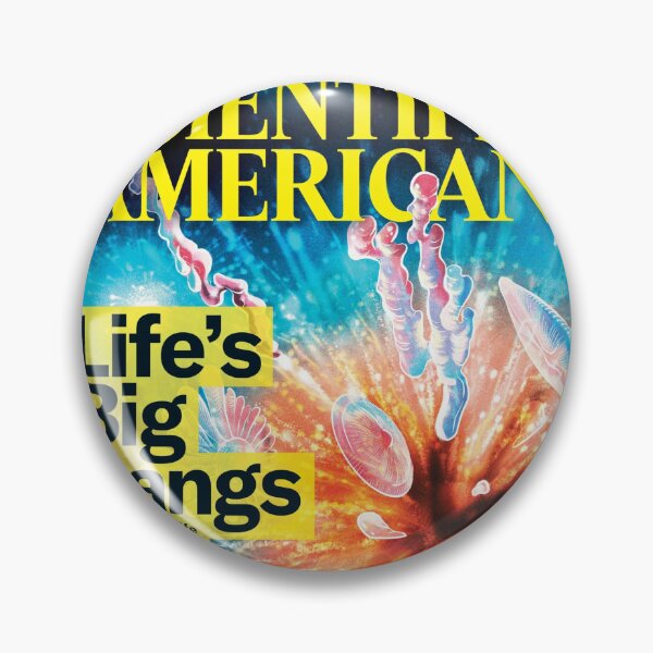 Item preview, Scientific American Magazine Cover Fan Art Original Custom Vintage Science Physics Biology Poster Wall Art Tee Design designed and sold by Cool Robot Bro..