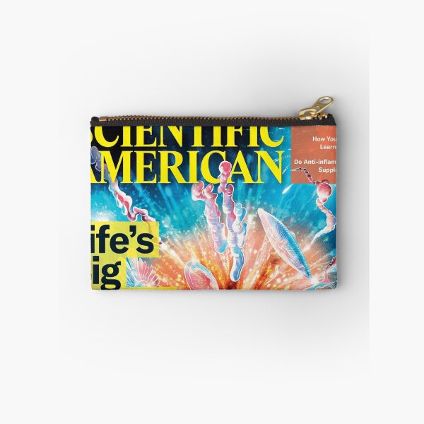 Item preview, Scientific American Magazine Cover Fan Art Original Custom Vintage Science Physics Biology Poster Wall Art Tee Design designed and sold by Cool Robot Bro..