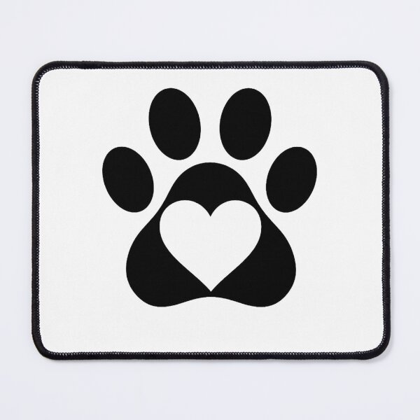 Item preview, Heart in Minimalist Dog Paw Print - Simplicity Collection designed and sold by Goodthingstree.