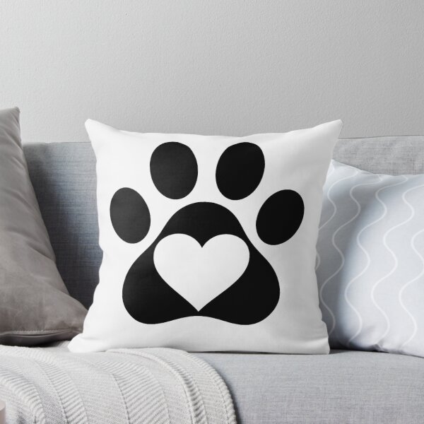 Item preview, Heart in Minimalist Dog Paw Print - Simplicity Collection designed and sold by Goodthingstree.