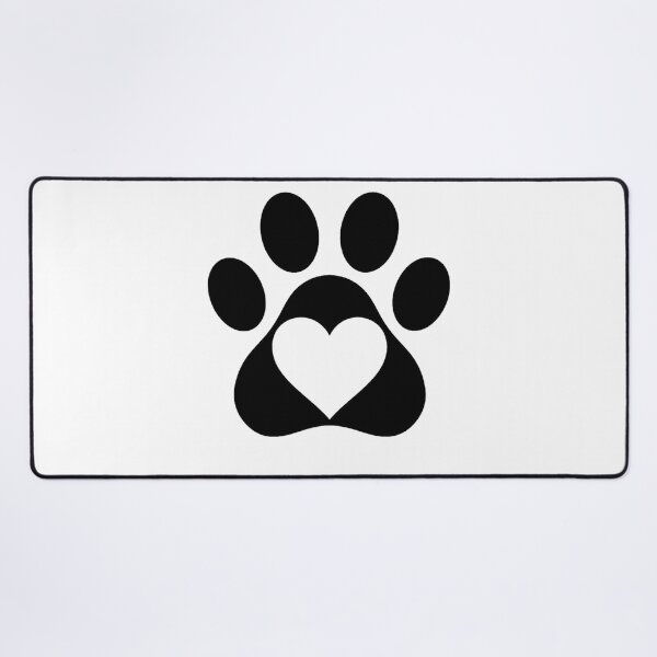 Item preview, Heart in Minimalist Dog Paw Print - Simplicity Collection designed and sold by Goodthingstree.