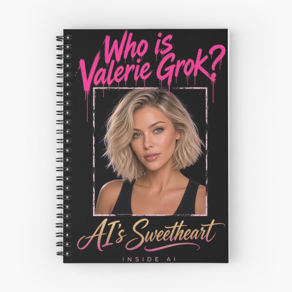 Item preview, Who Is Valerie Grok Portrait Pink designed and sold by Heinessight Merch.